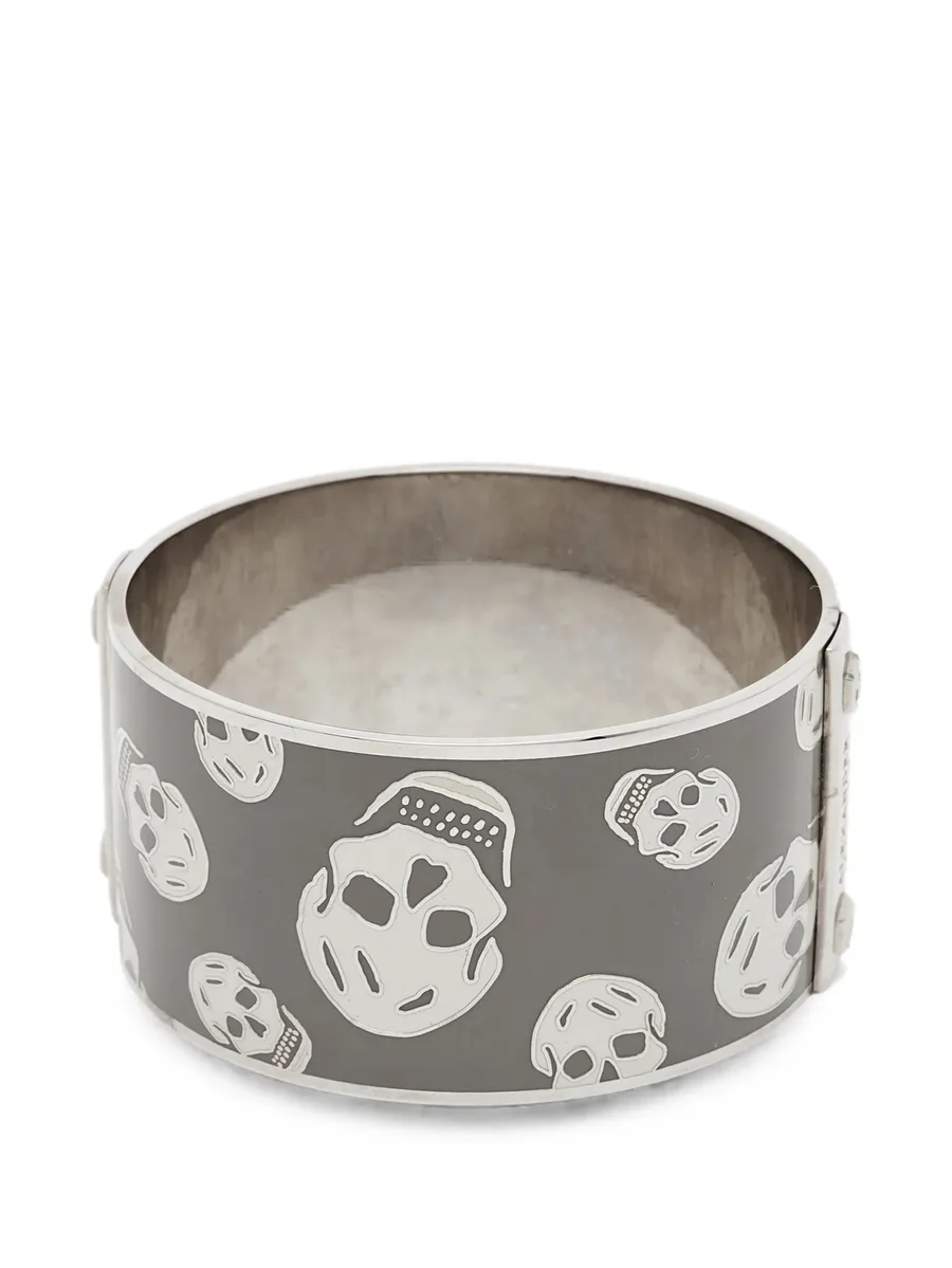 браслет-бэнгл с декором Skull 2