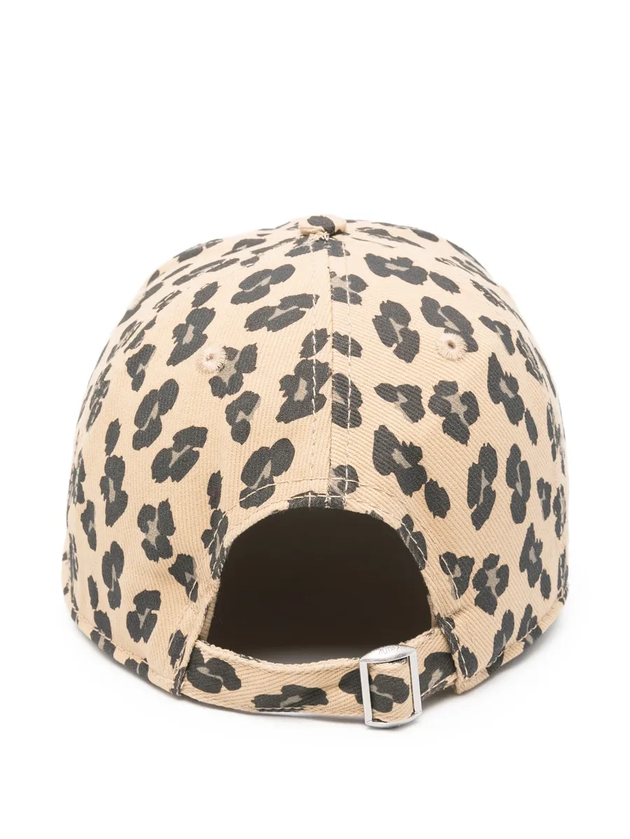 leopard-print baseball cap 2