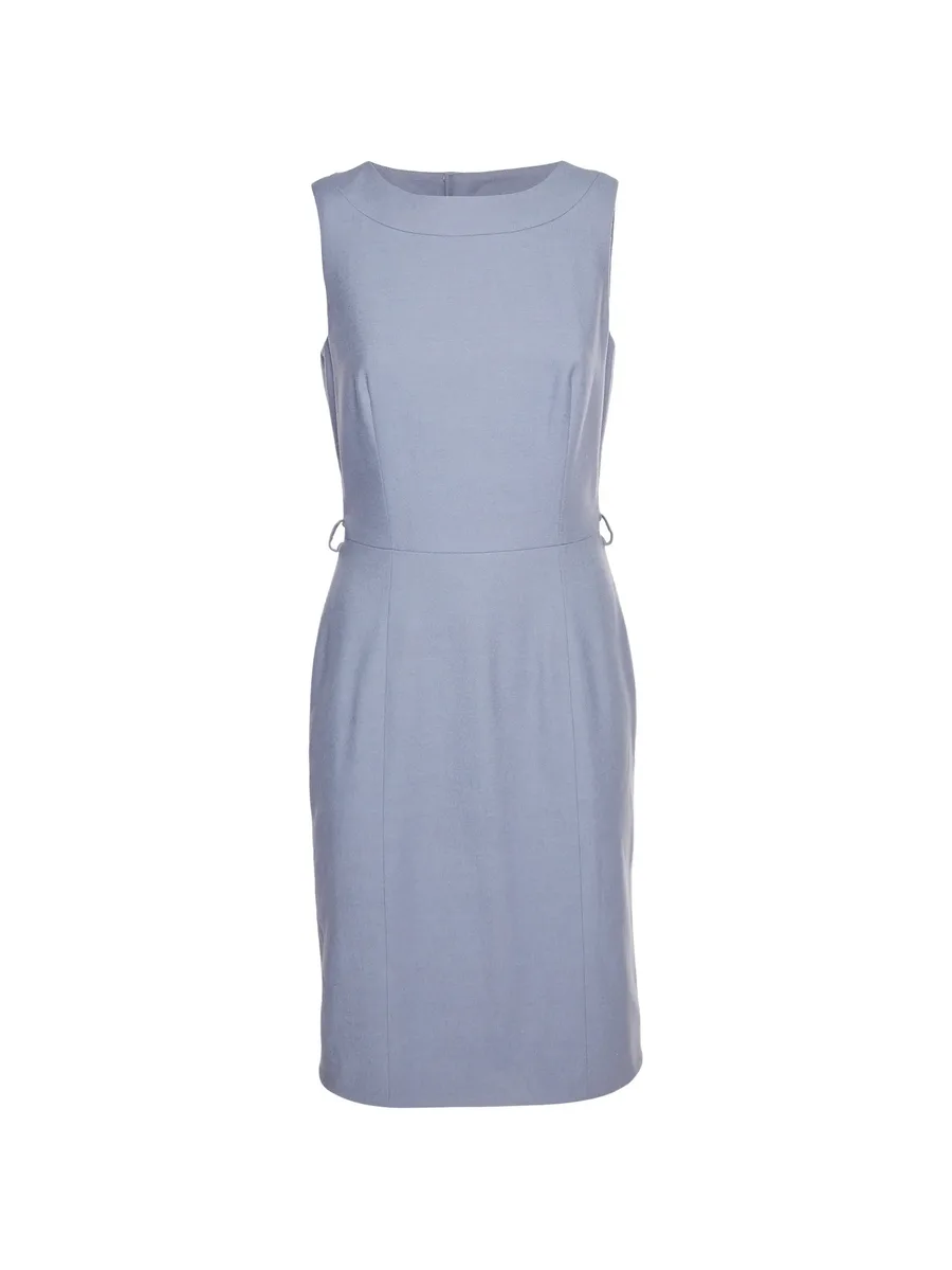 boat-neck sleeveless dress 1