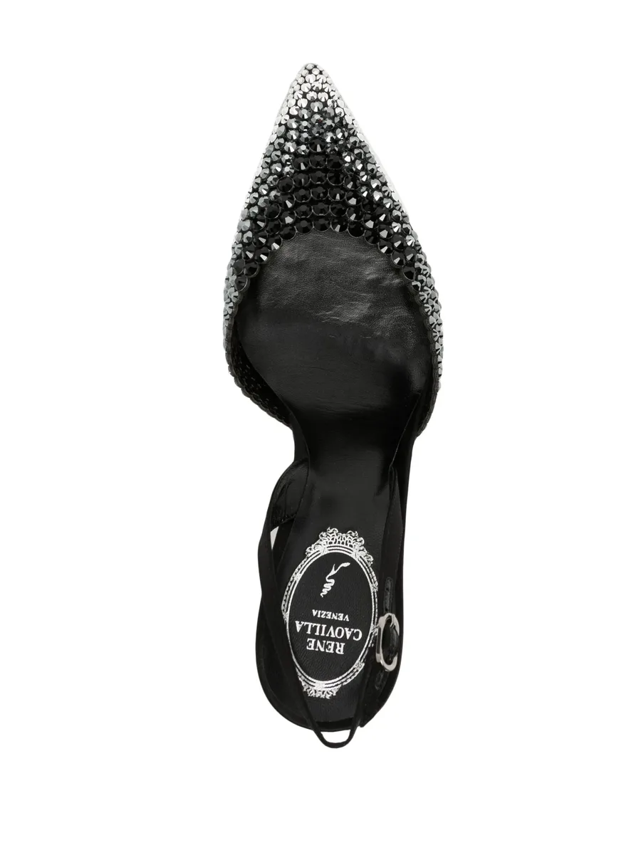 Jackie 70mm crystal-embellished pumps 8