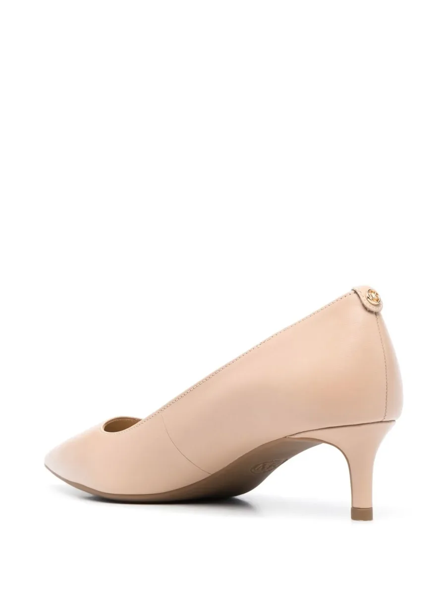 logo-plaque 50mm leather pumps 5