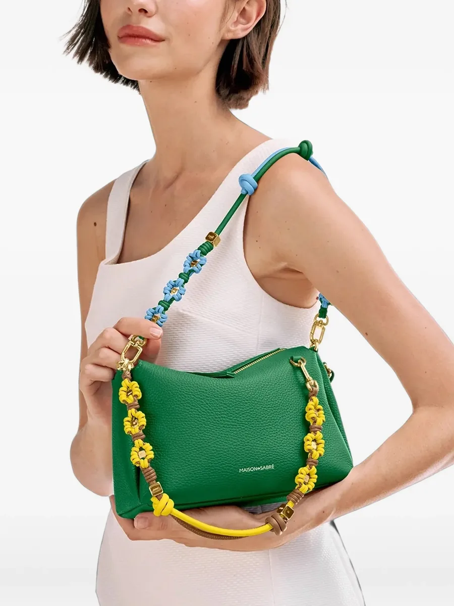 Twist leather bag handle 5