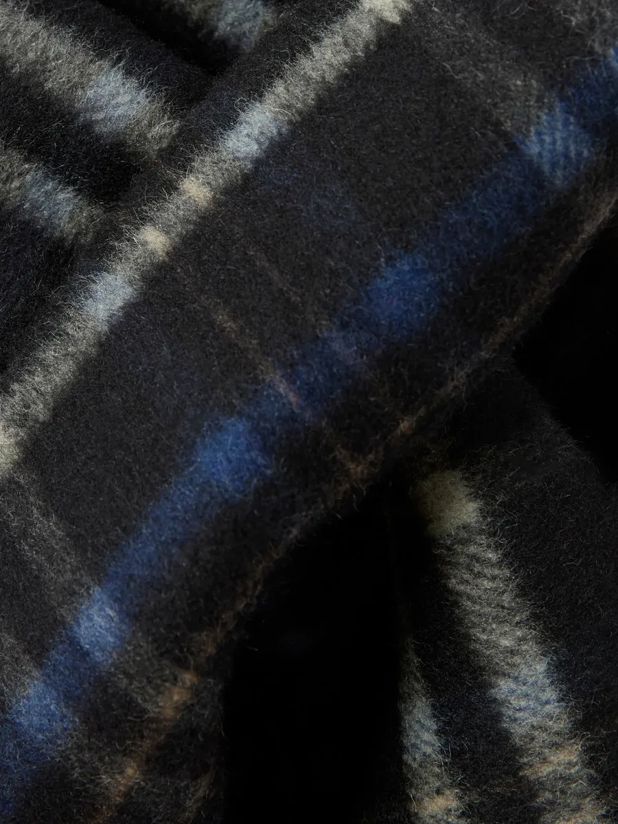 double-sided check scarf 2