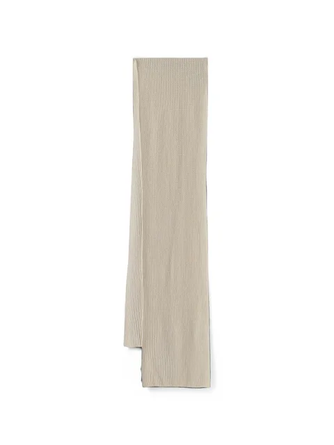 ribbed-knit scarf