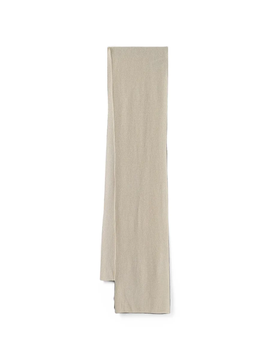 ribbed-knit scarf 1