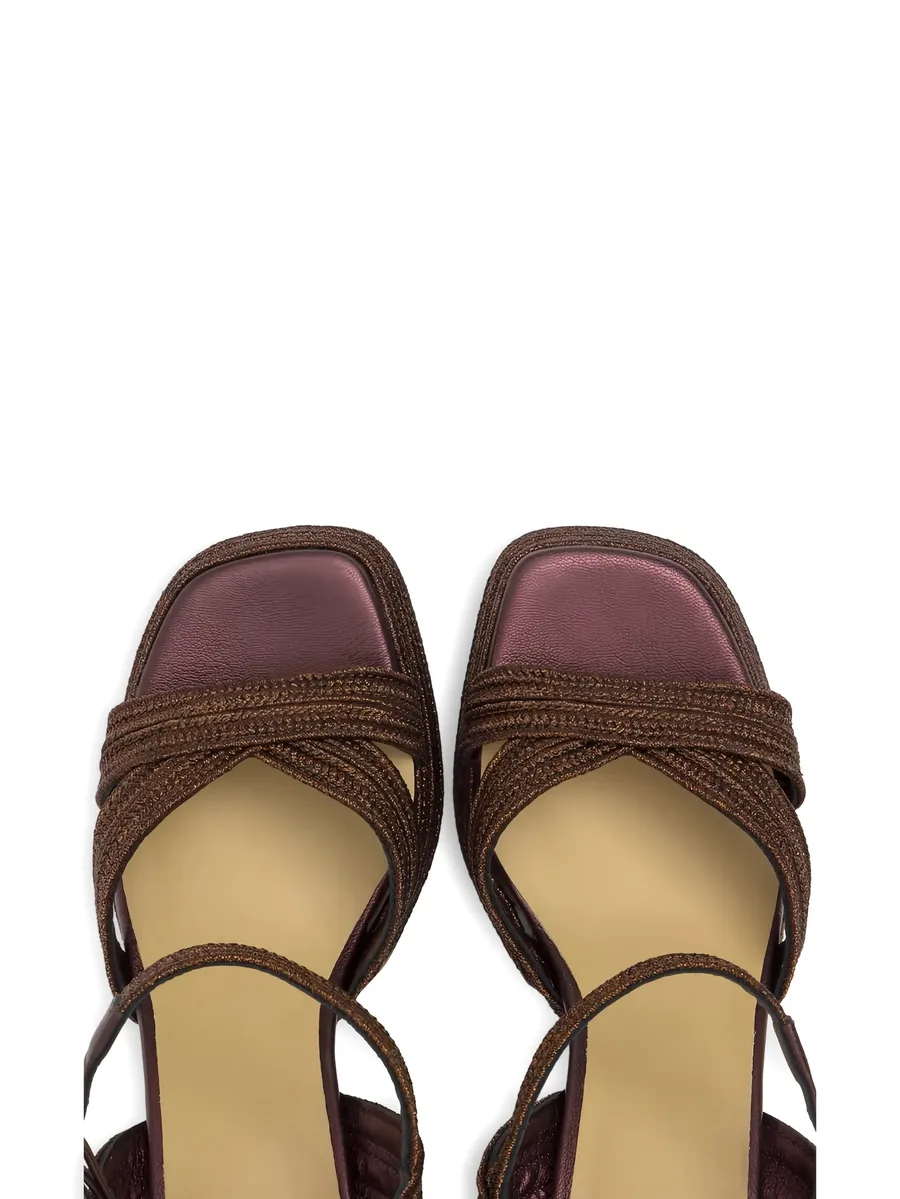 Valee braided-strap platform sandals 6
