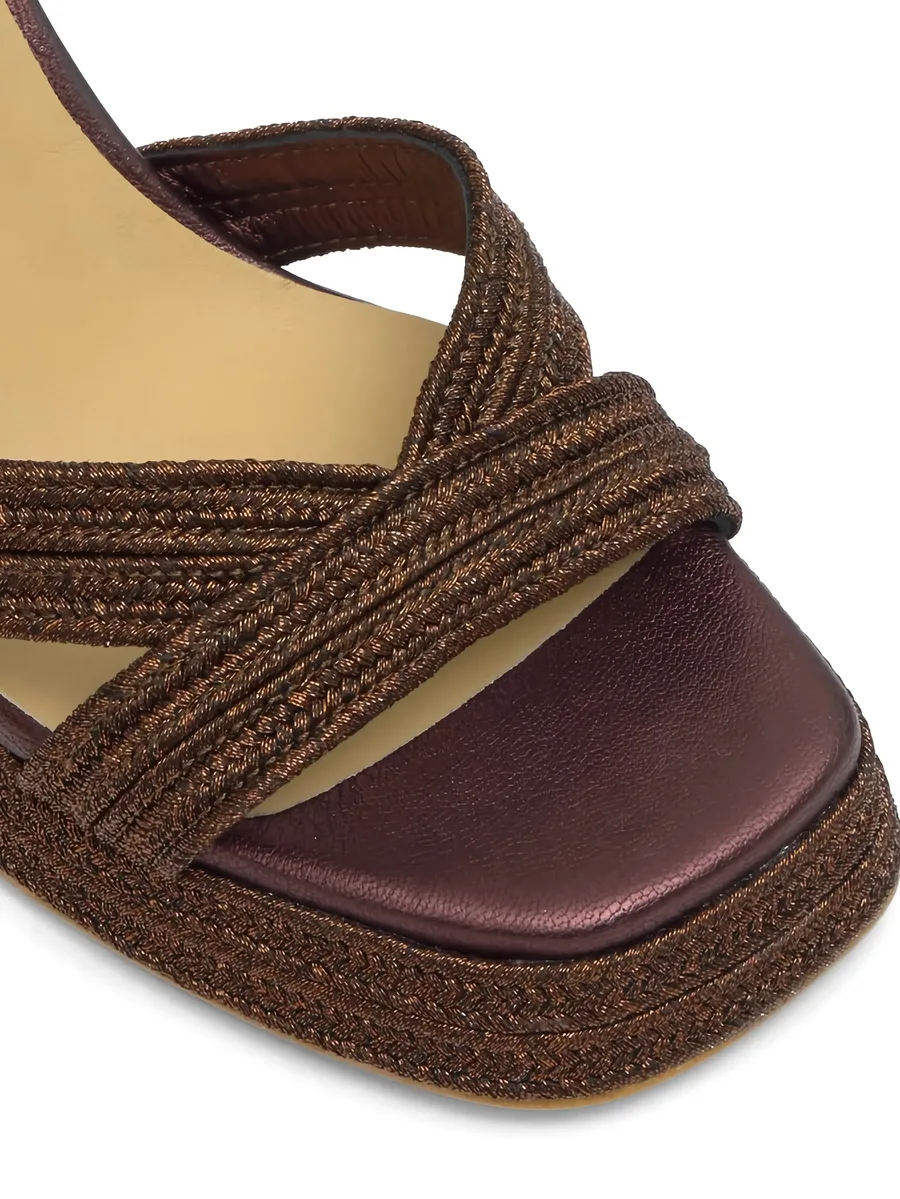 Valee braided-strap platform sandals 11