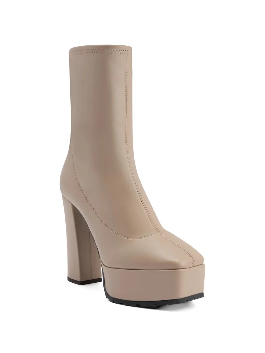 Morgana platform zip ankle boots 4