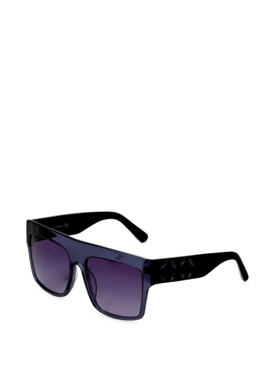 Swarovski crystal-embellished square-frame sunglasses 1