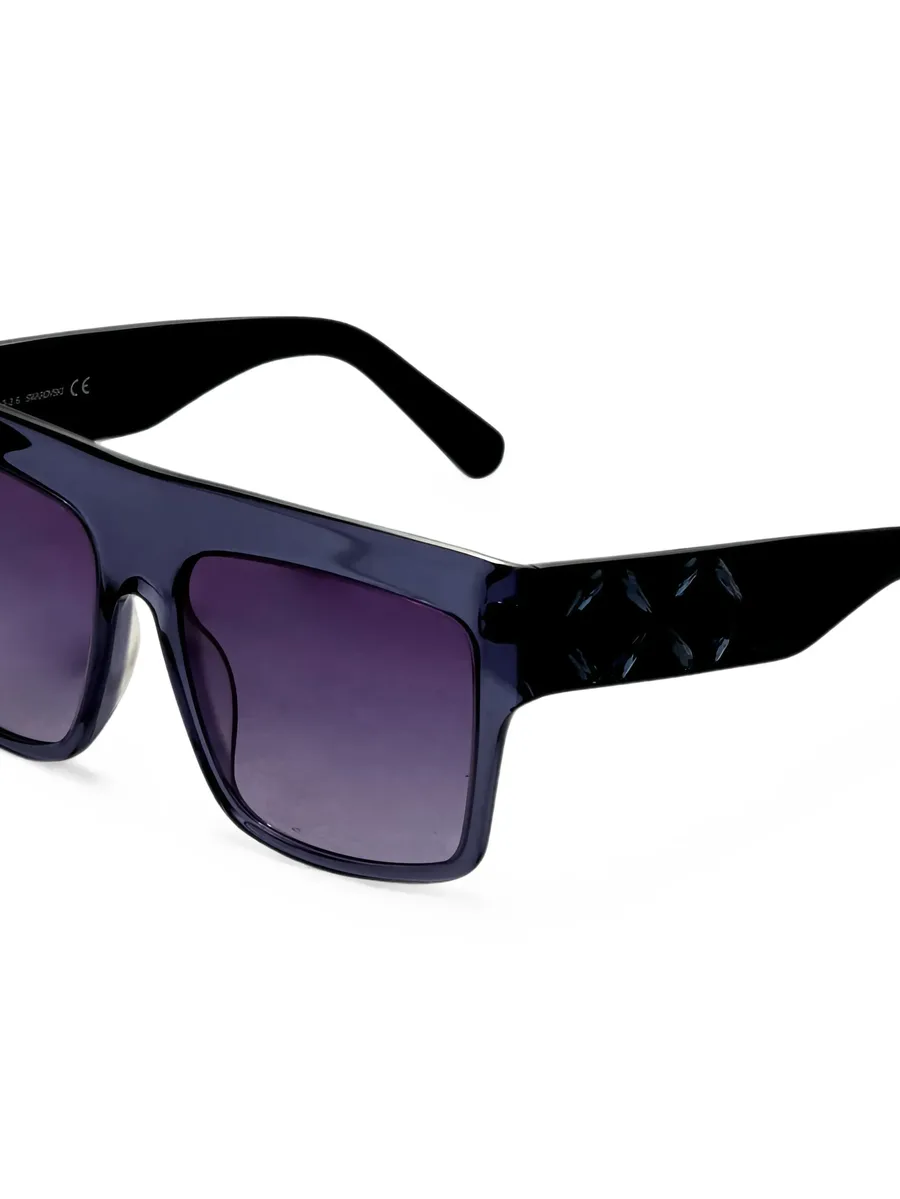 Swarovski crystal-embellished square-frame sunglasses 2