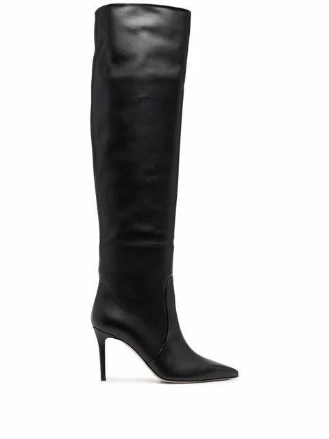 x Brian Atwood Carra leather boots