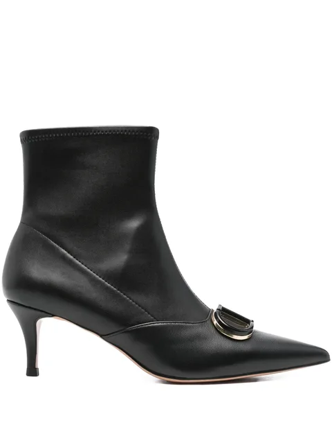 60mm pointed-toe ankle boots