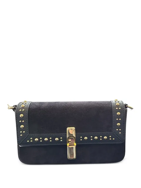 small Iride studded suede crossbody bag