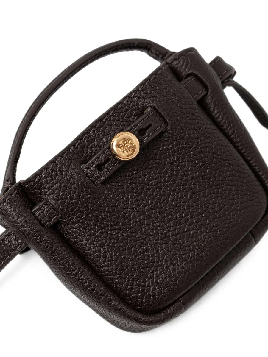 Lee Radziwill pebbled leather keyring 2
