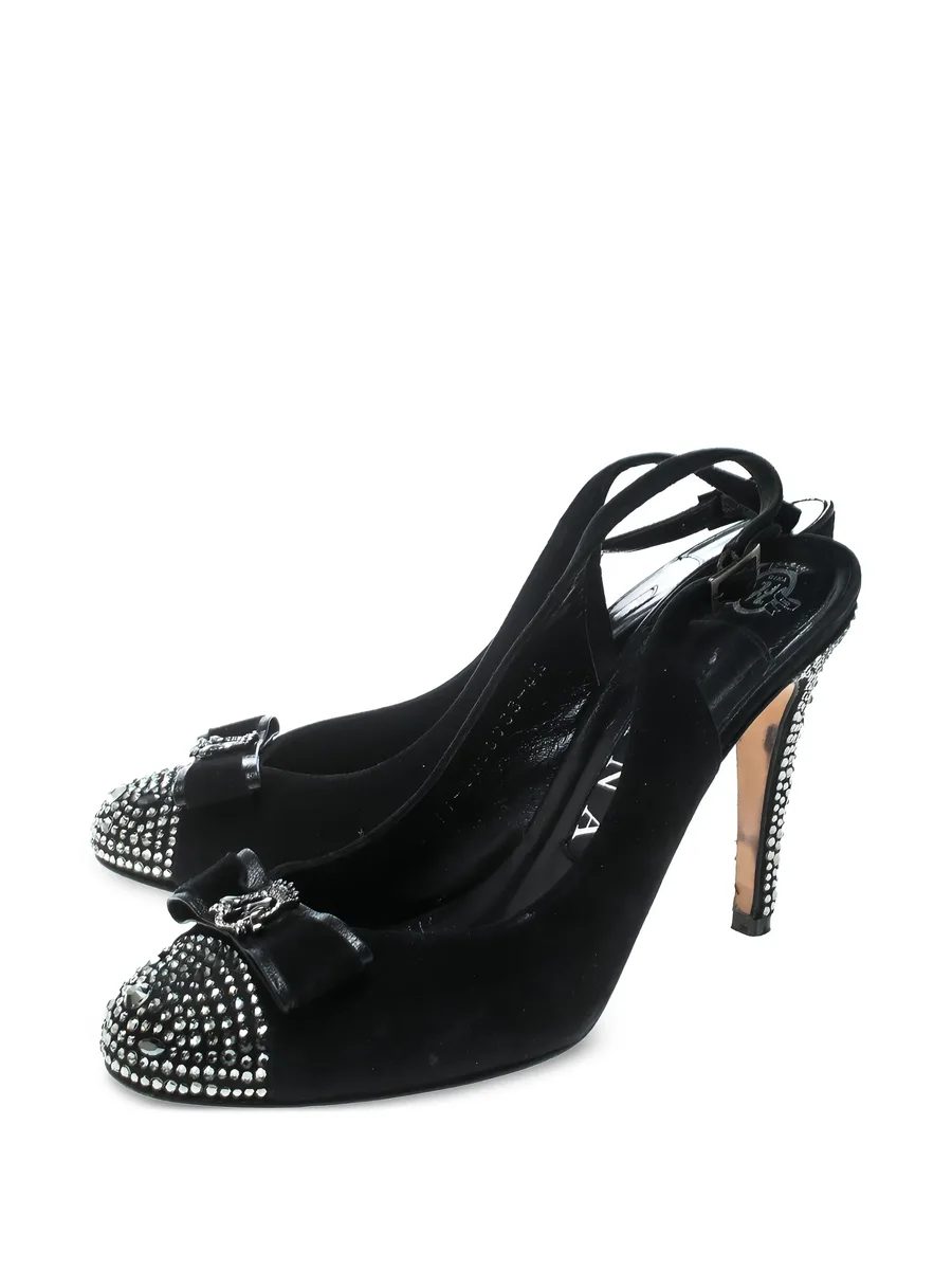 100mm crystal-embellished pumps 5