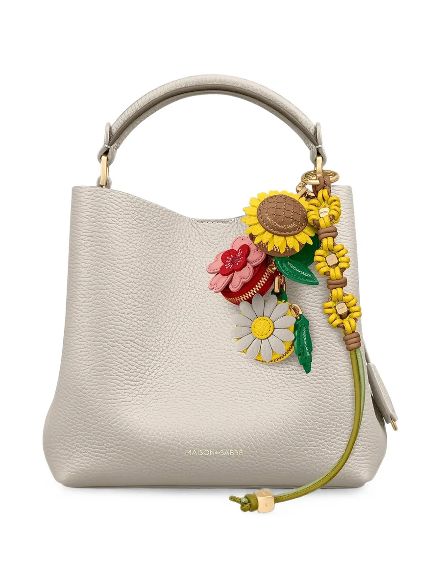 Wristlet leather charm 5
