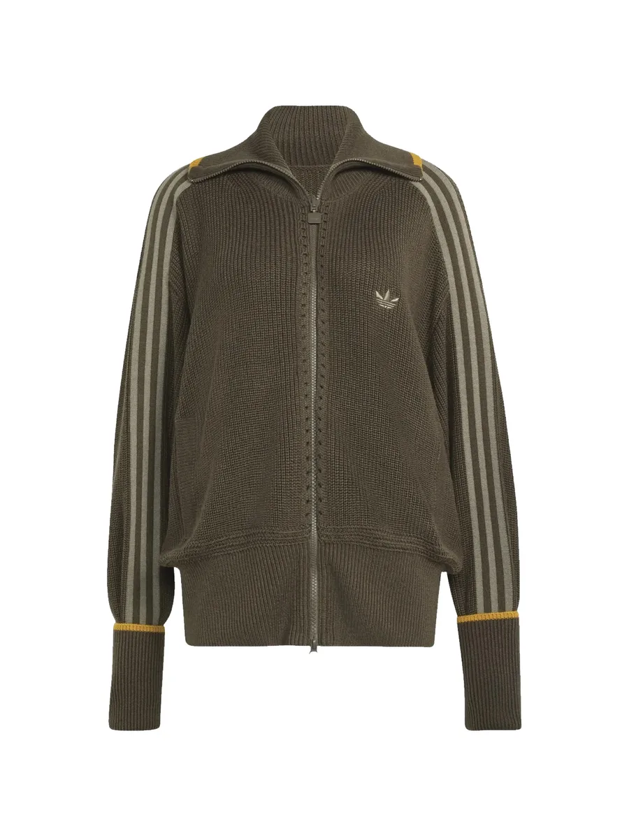 Firebird logo-embroidered cardigan 1