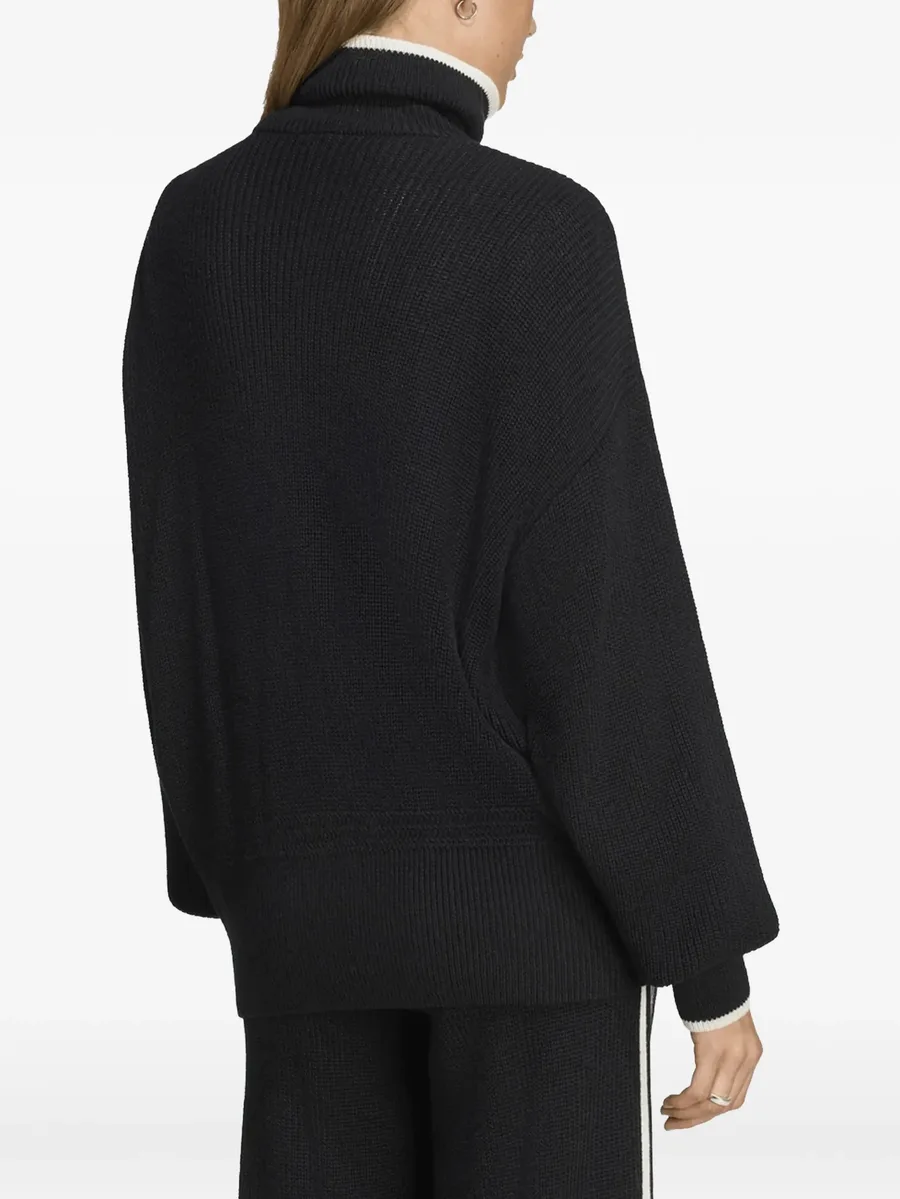 Firebird side-stripe cardigan 2