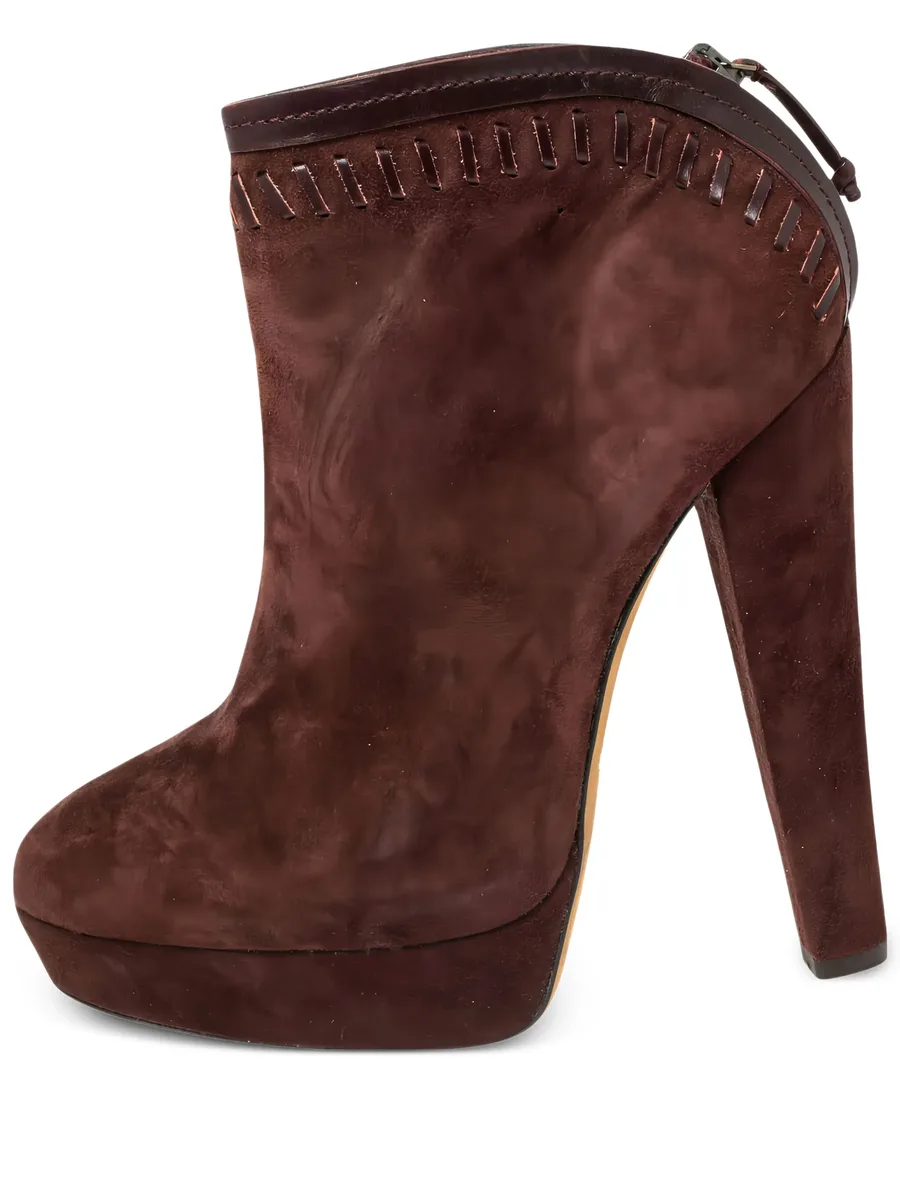 150mm suede ankle boots 1