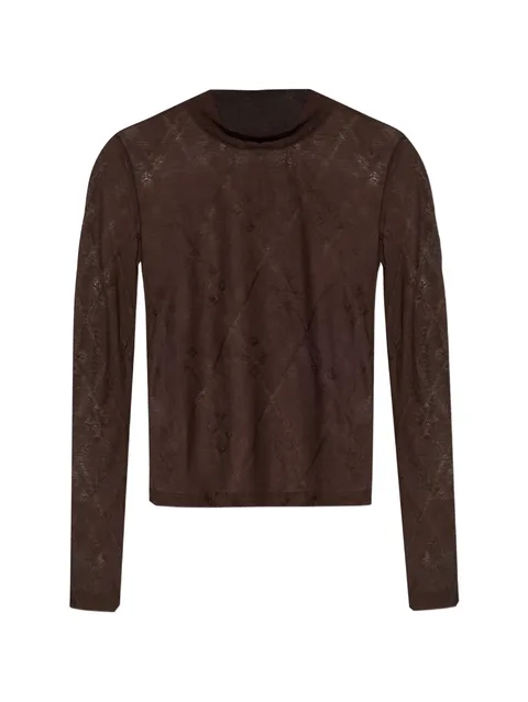 Heavenly diamond-patterned top