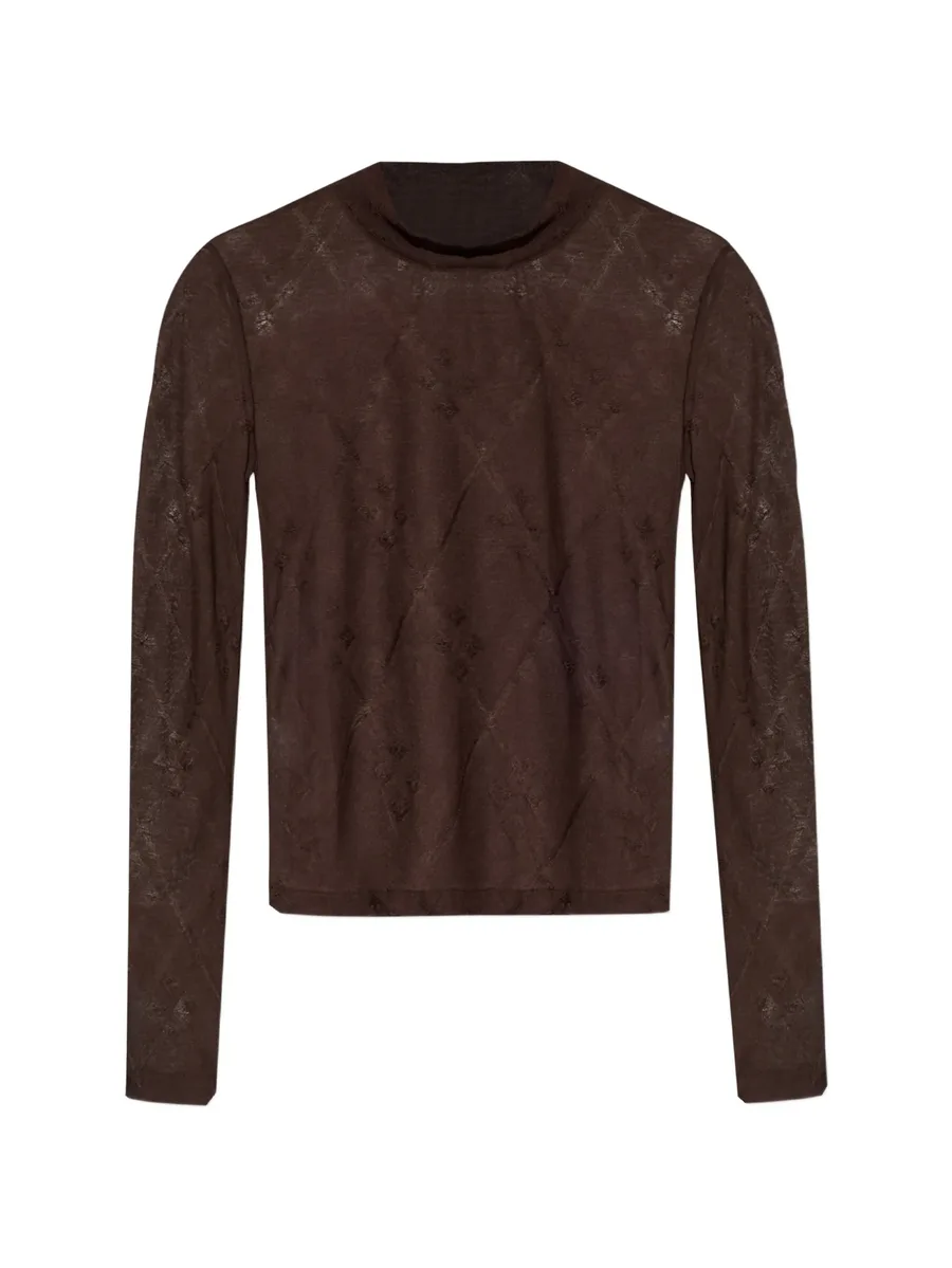 Heavenly diamond-patterned top 1