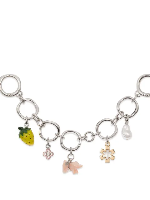 multi-charm bag chain