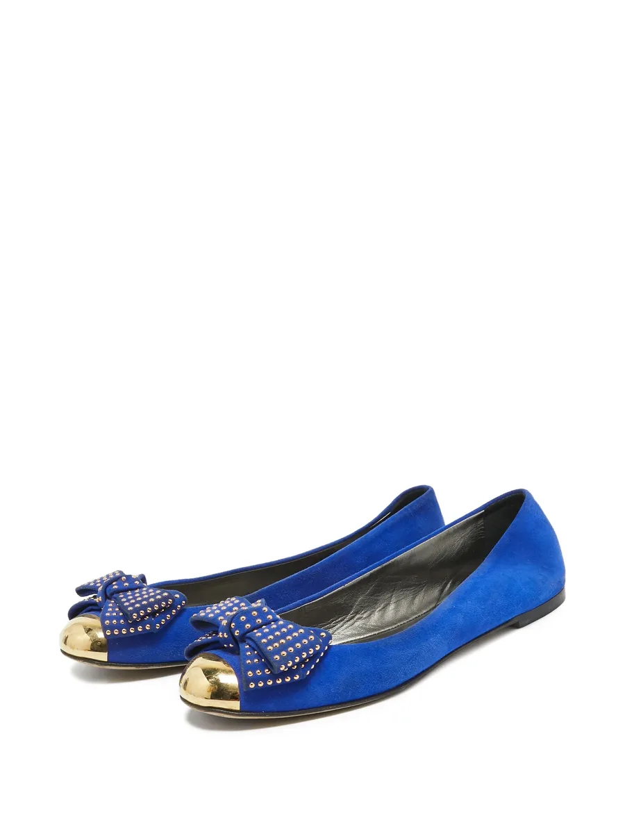 stud-embellished ballerina flats 3