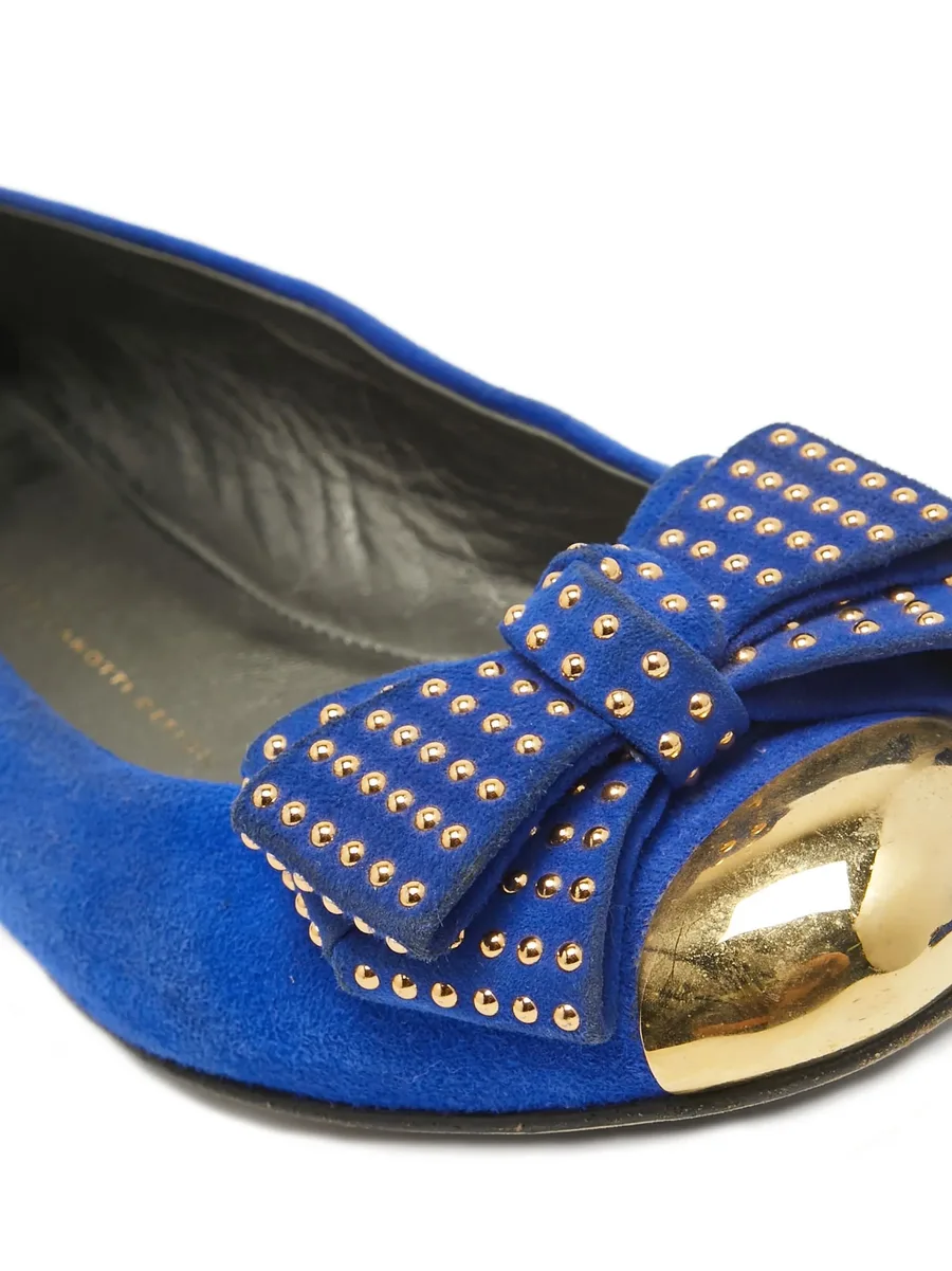 stud-embellished ballerina flats 9