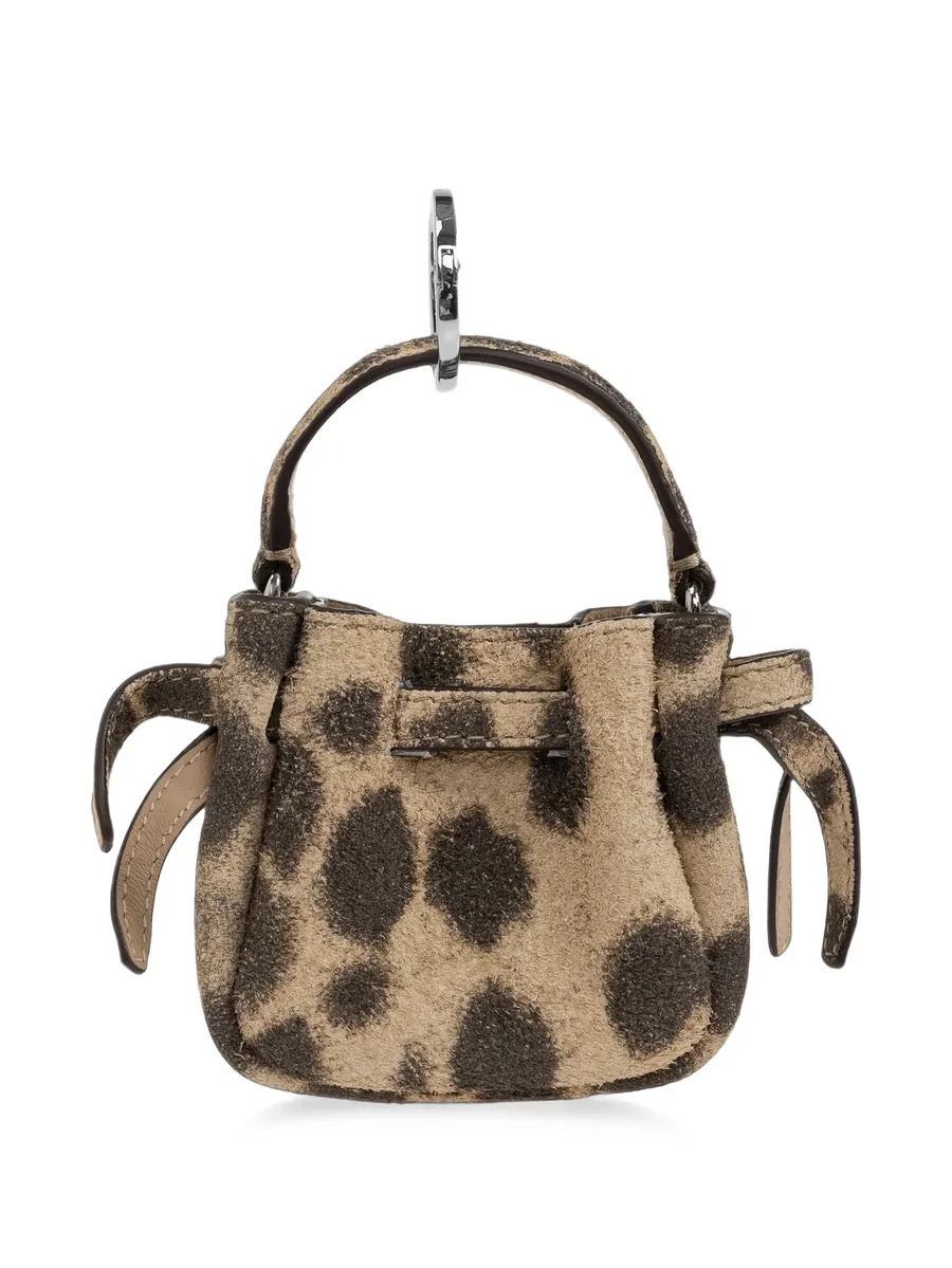 Romy animal-print bag keychain 3