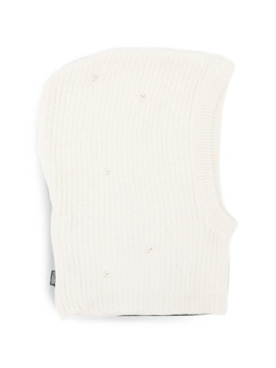 distressed ribbed-knit balaclava 2