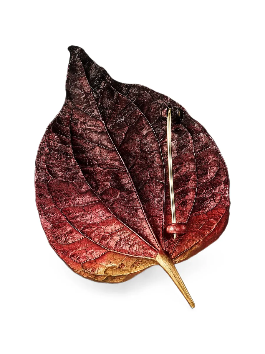 брошь Autumn Leaf 5