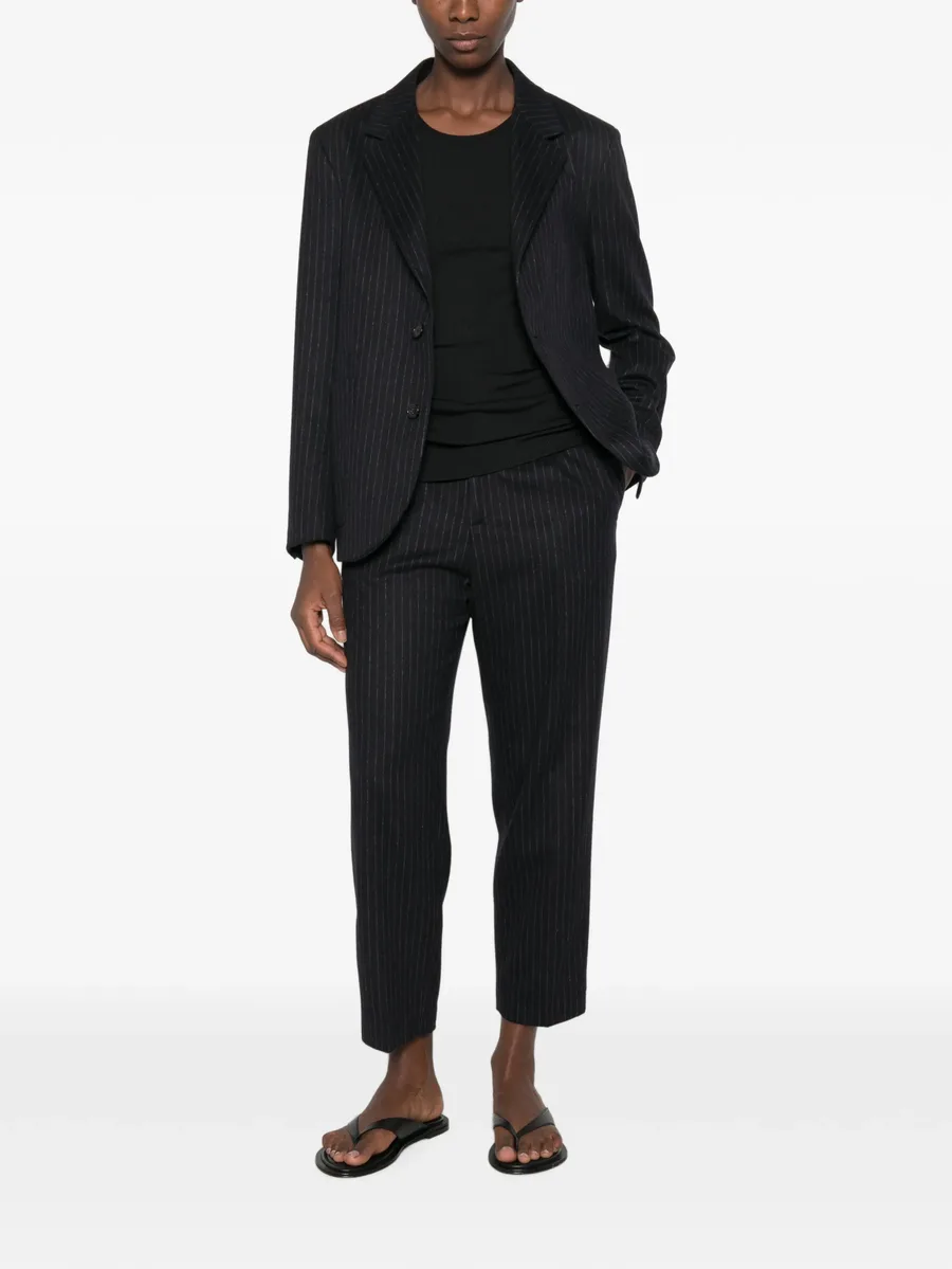 pinstripe-pattern blazer 2