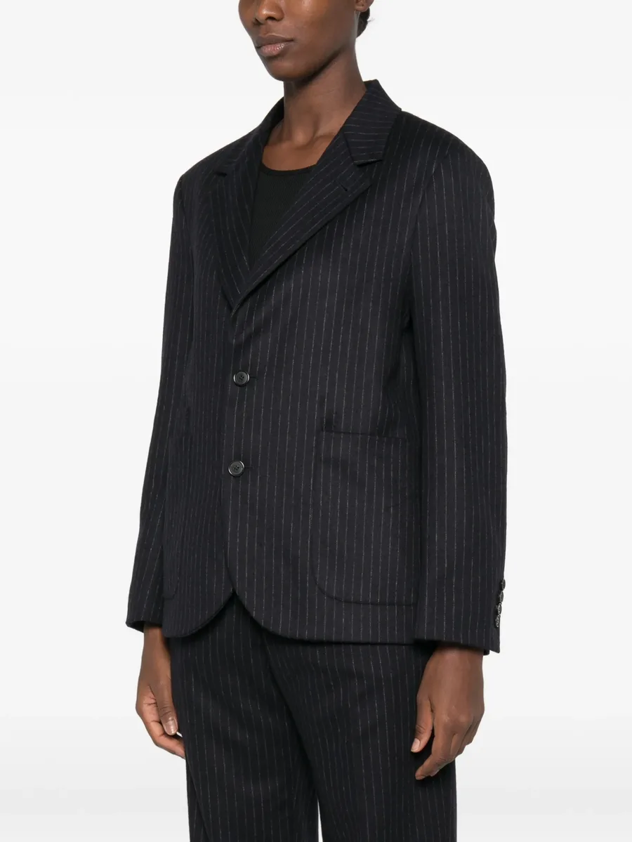 pinstripe-pattern blazer 3