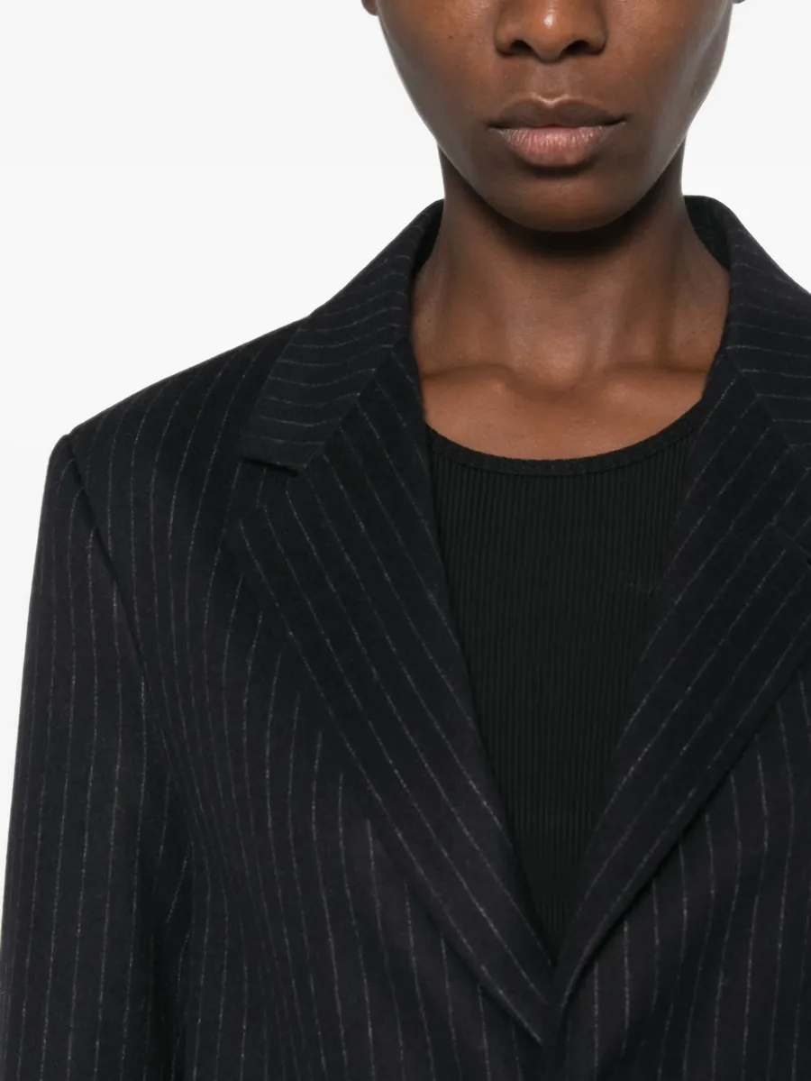 pinstripe-pattern blazer 4
