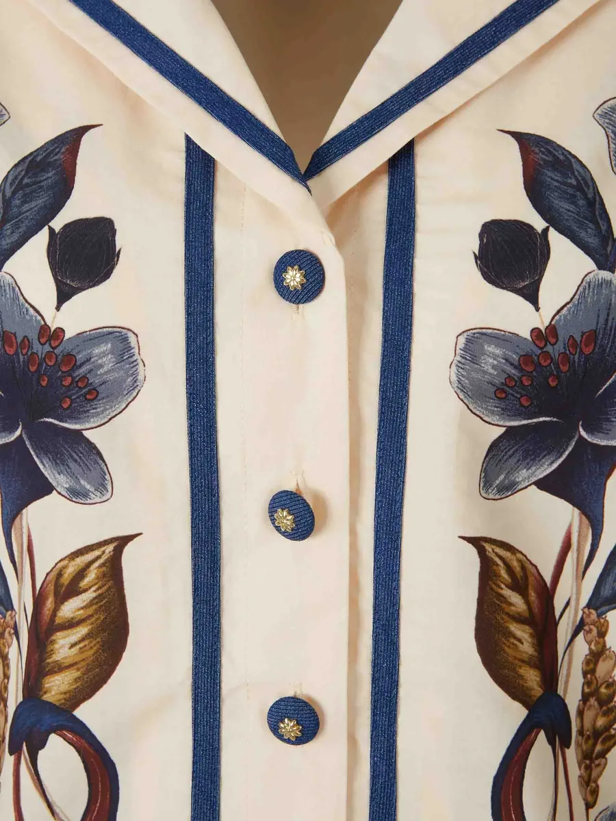 floral-print sailor-collar shirt 4