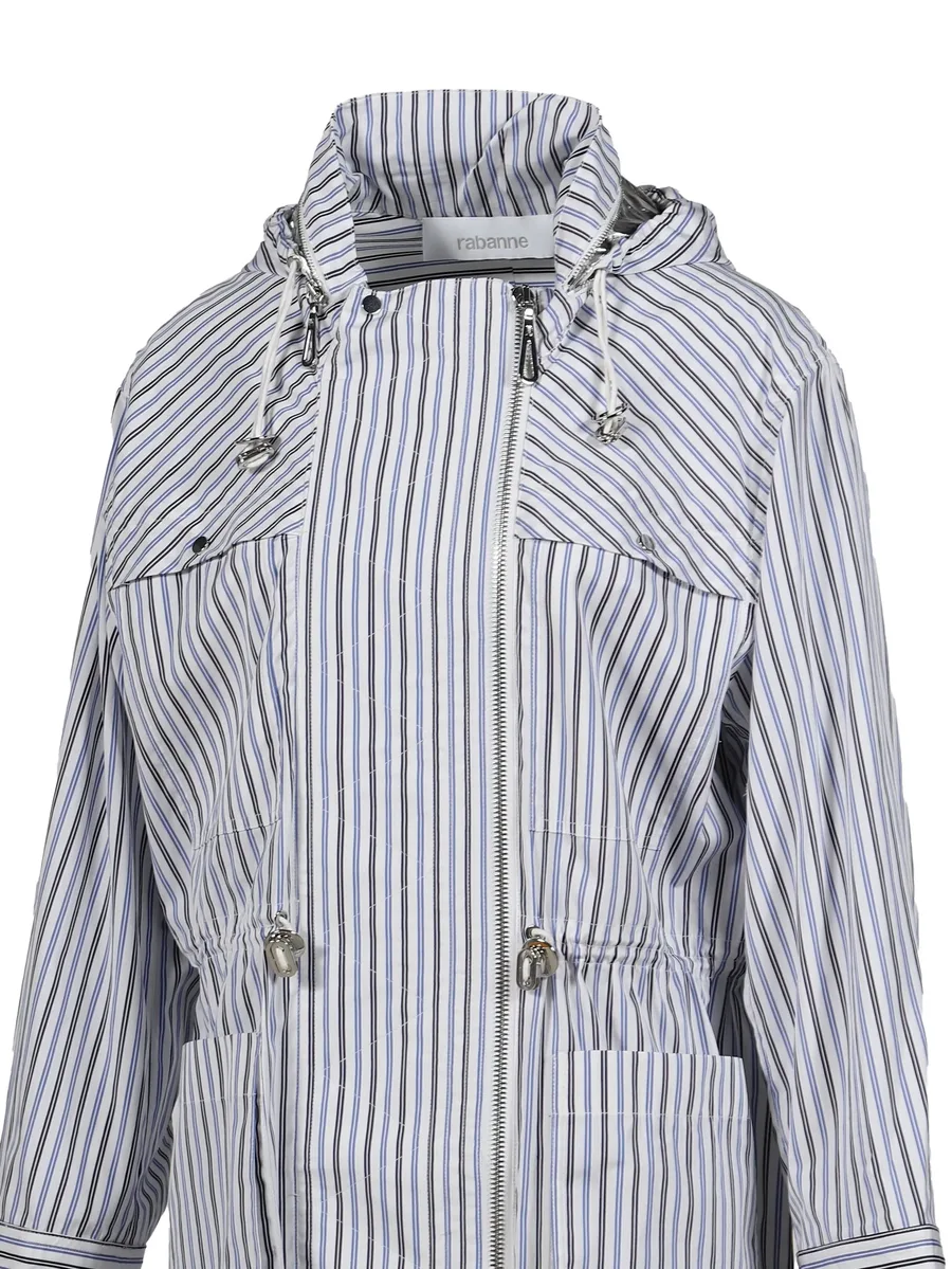 striped drawstring jacket 4