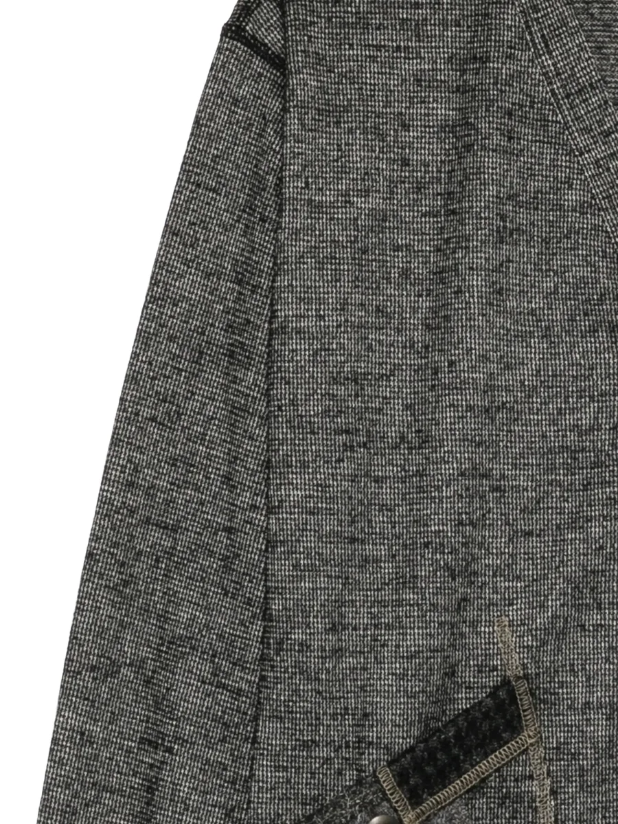 patchwork-detail button-up cardigan 3