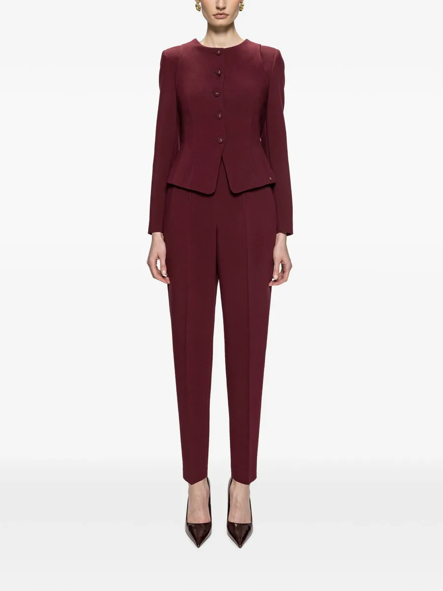 single-breasted fitted blazer 2