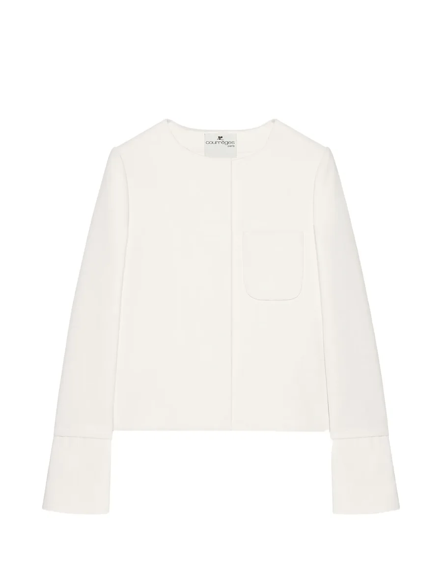 satin-trimmed tailored jacket 1