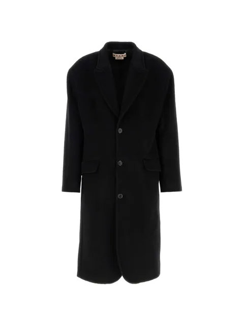 belted single-breasted coat