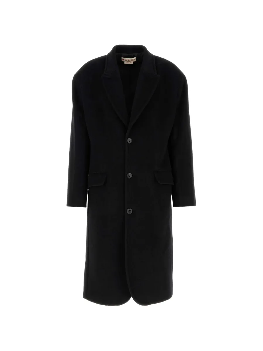 belted single-breasted coat 1