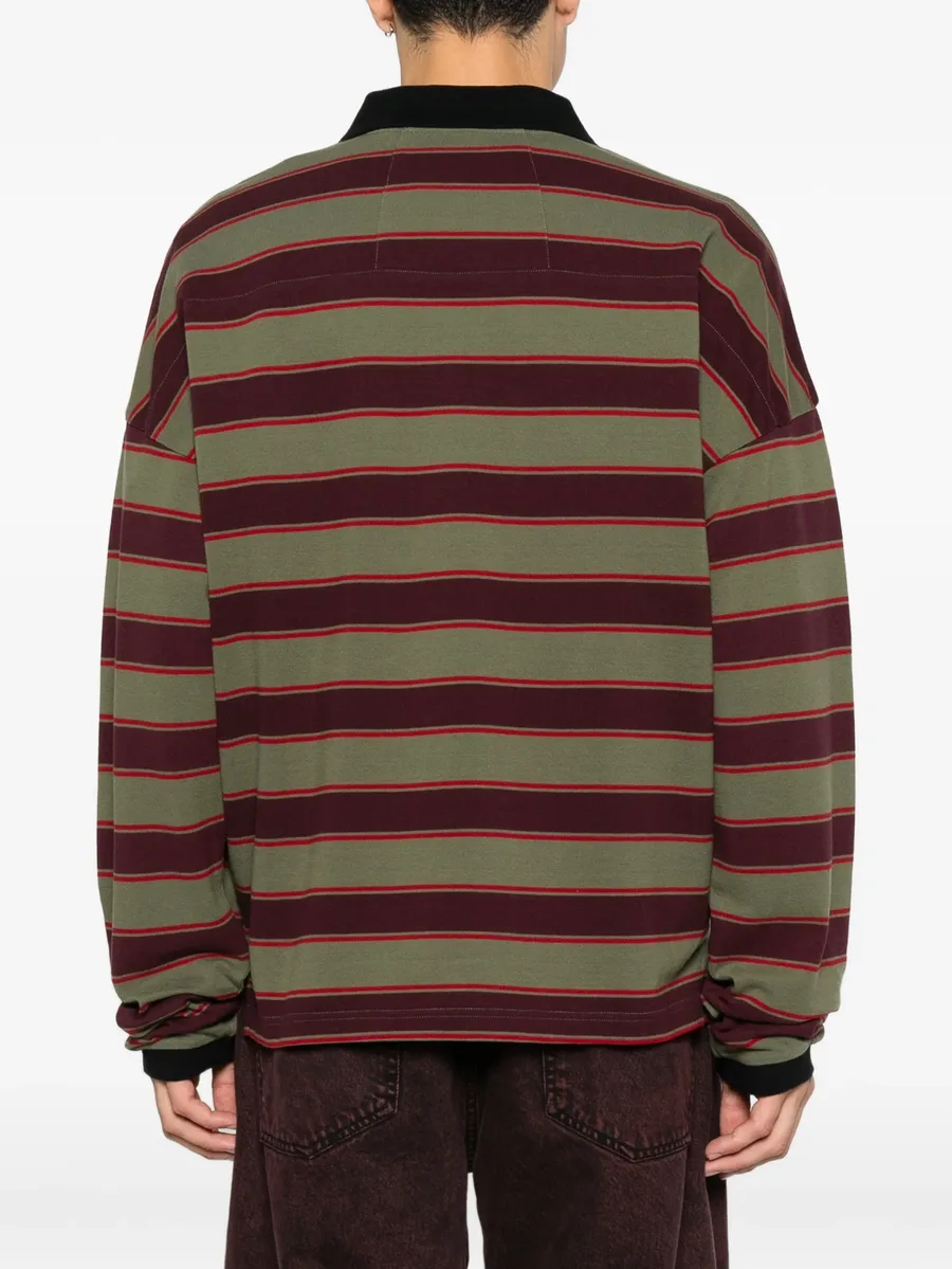striped long-sleeve polo shirt 4