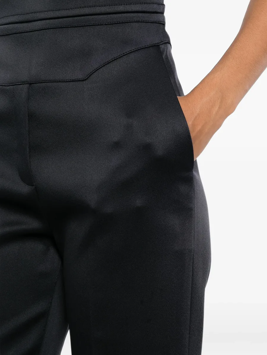 satin-finish sleeveless jumpsuit 5