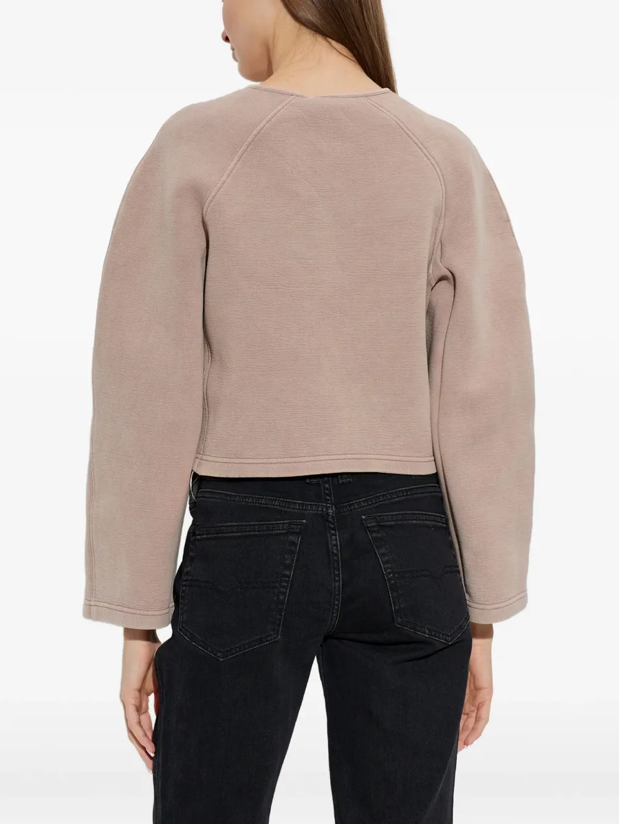 G-HAVA embroidered-logo cropped jacket 4