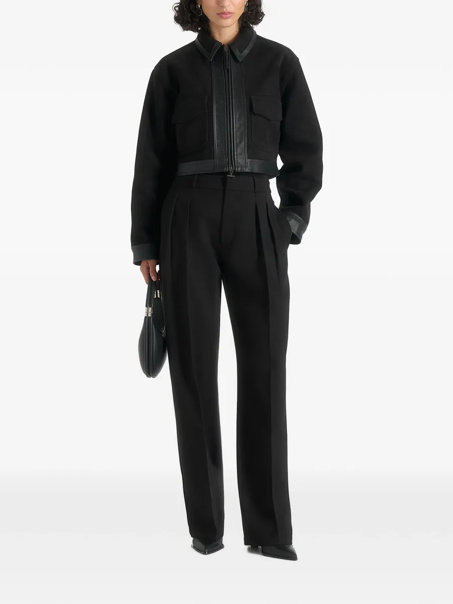 Denise - suede & pebbled leather jacket 2