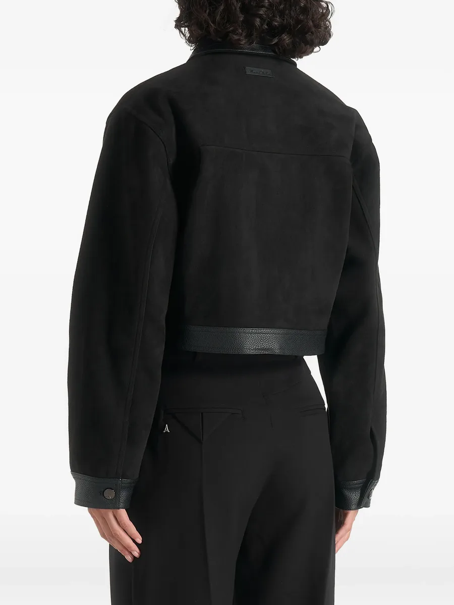 Denise - suede & pebbled leather jacket 4