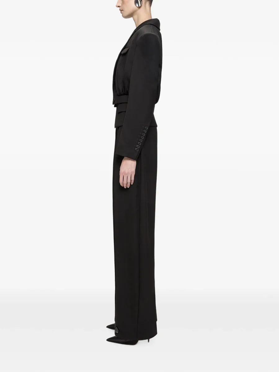 cropped gathered blazer 3