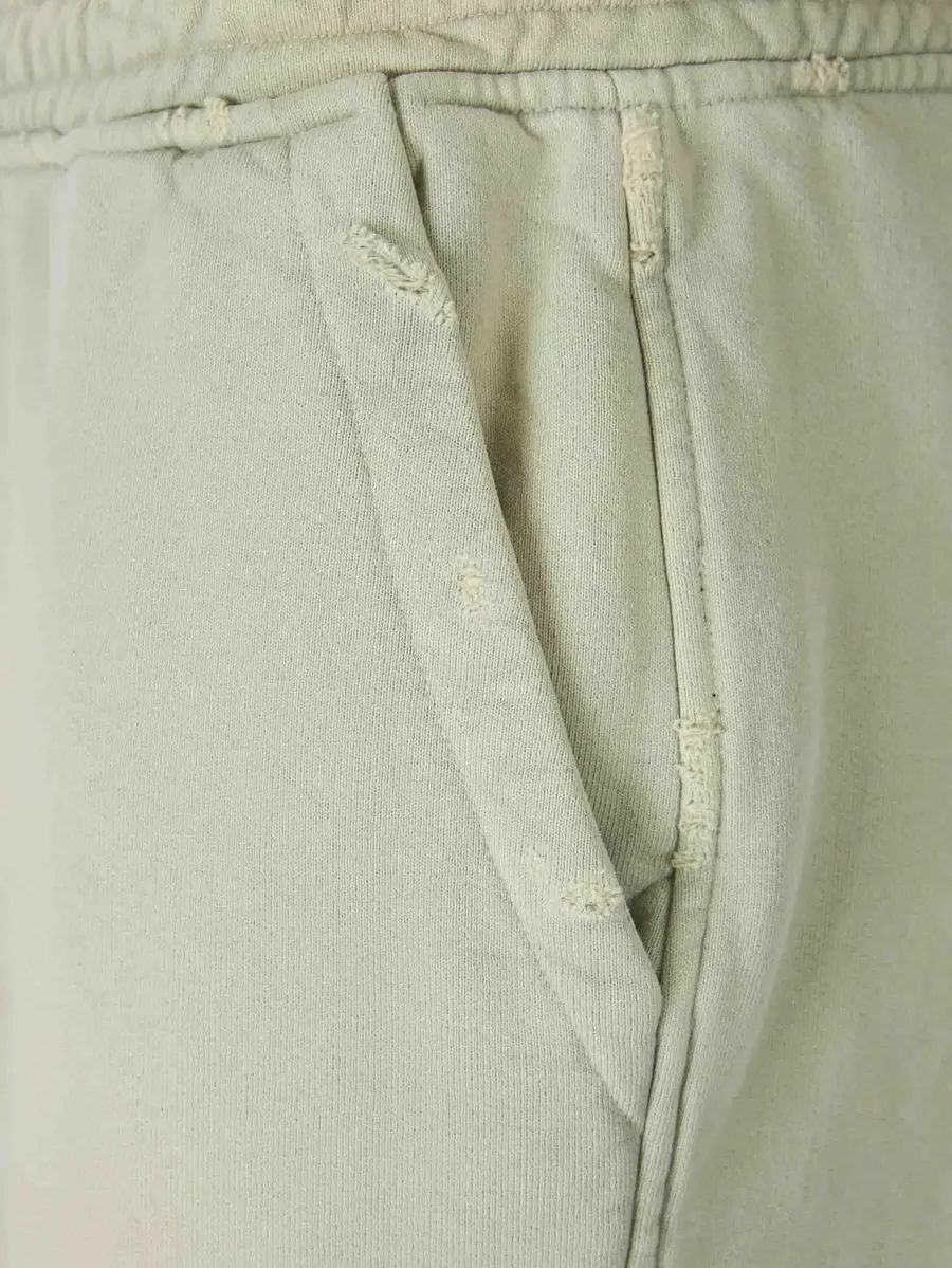 logo-embroidered worn-effect cotton track pants 3
