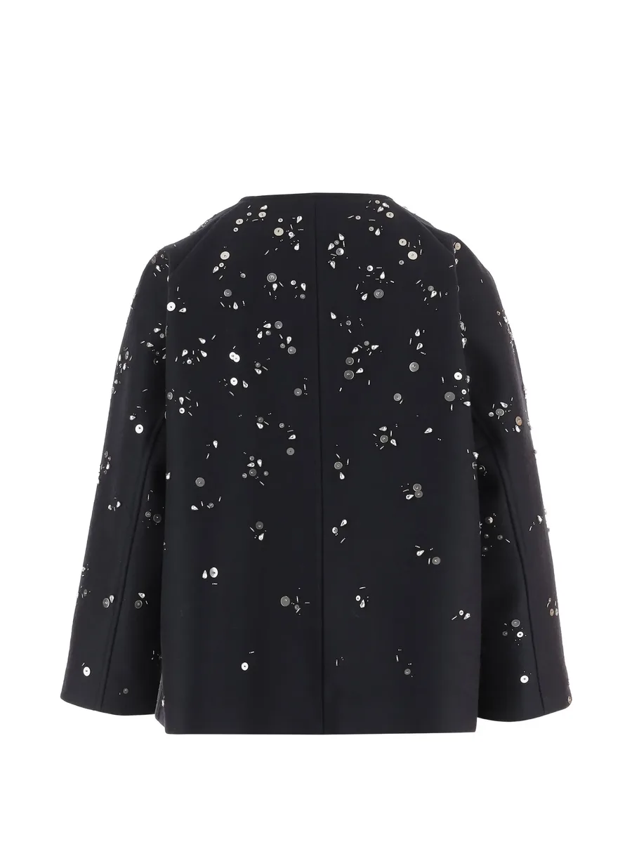 embellished zip-up wool jacket 2