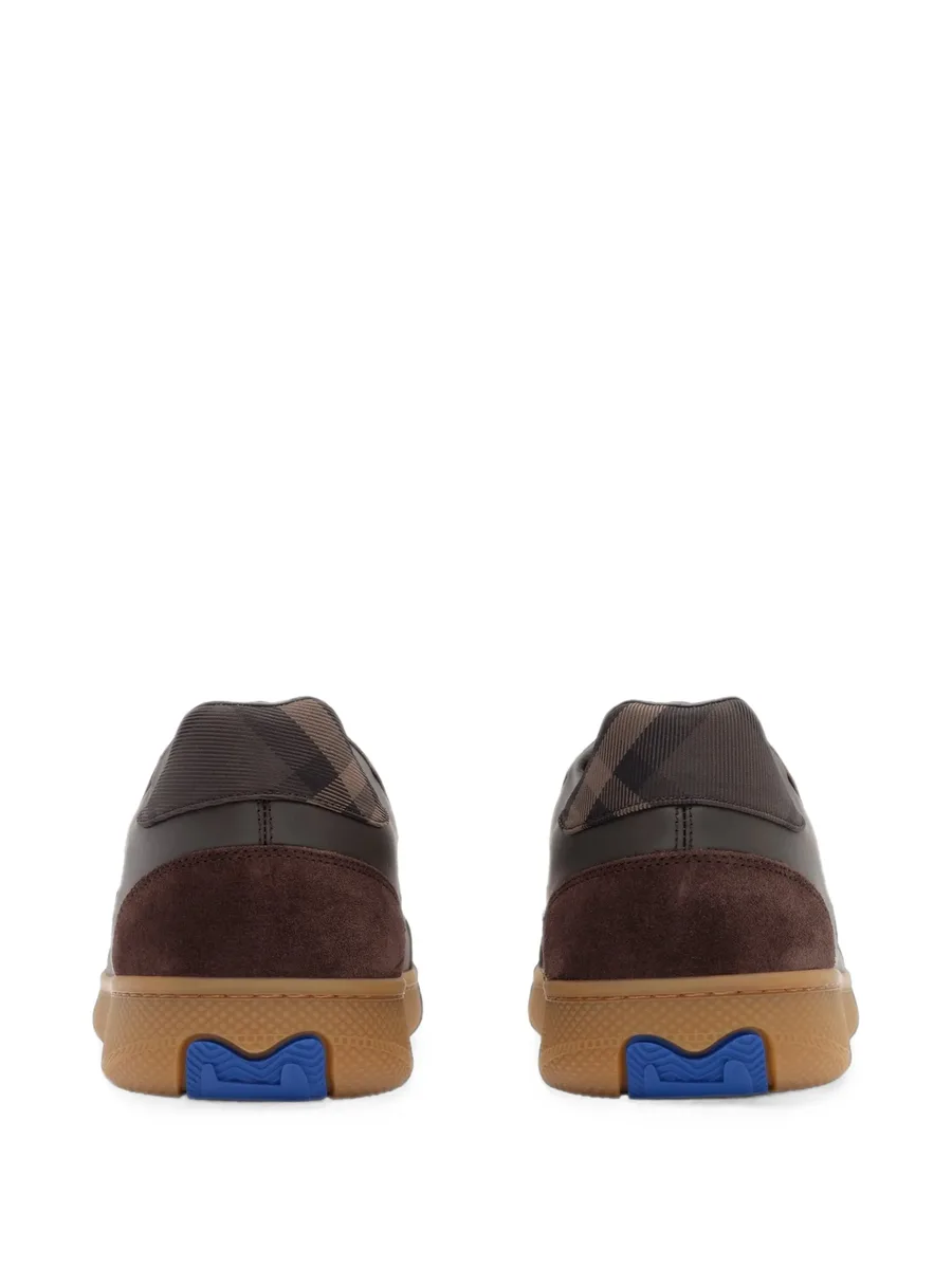 leather, suede and Check Terrace sneakers​ 2